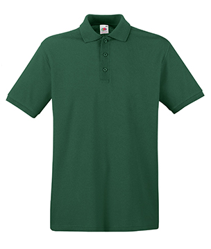 POLO PREMIUM ( FRUIT OF THE LOOM ) verde bottiglia